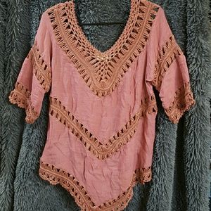 Pink dressy tunic